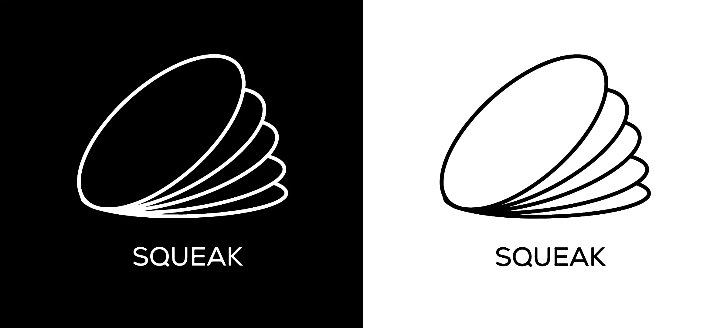 Squeak Records logo draft.